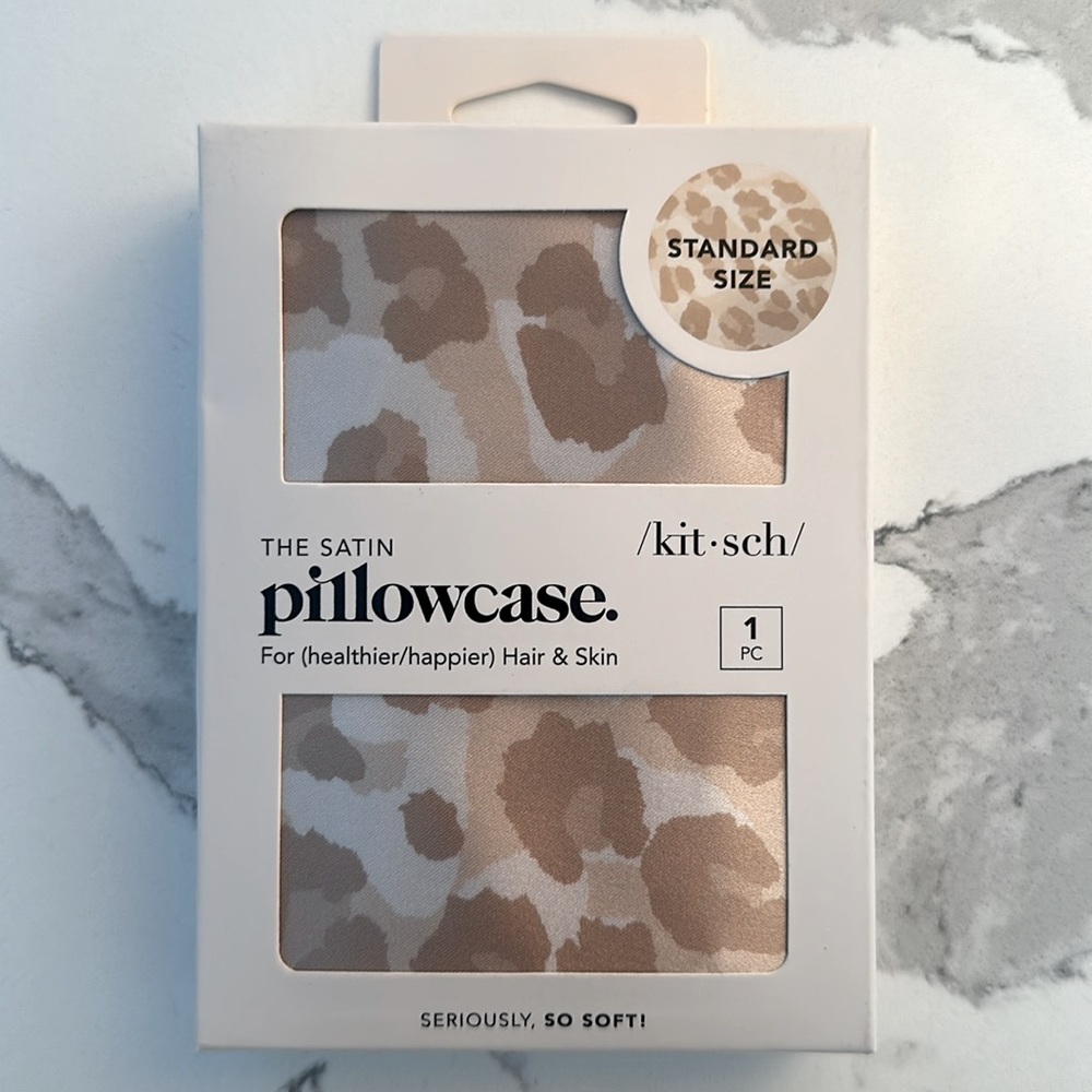Kitsch The Satin Pillowcase Leopard